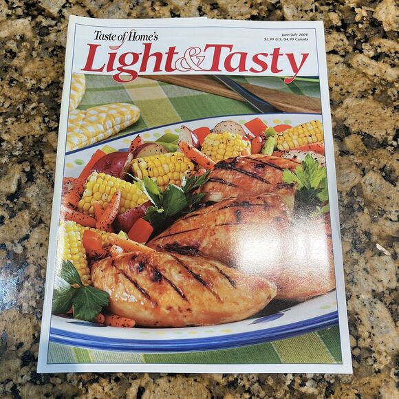 Taste of Homes Light And Tasty Cooking Recipe Magazines 2004 Back Issue Set Of 6 - Picture 6 of 13
